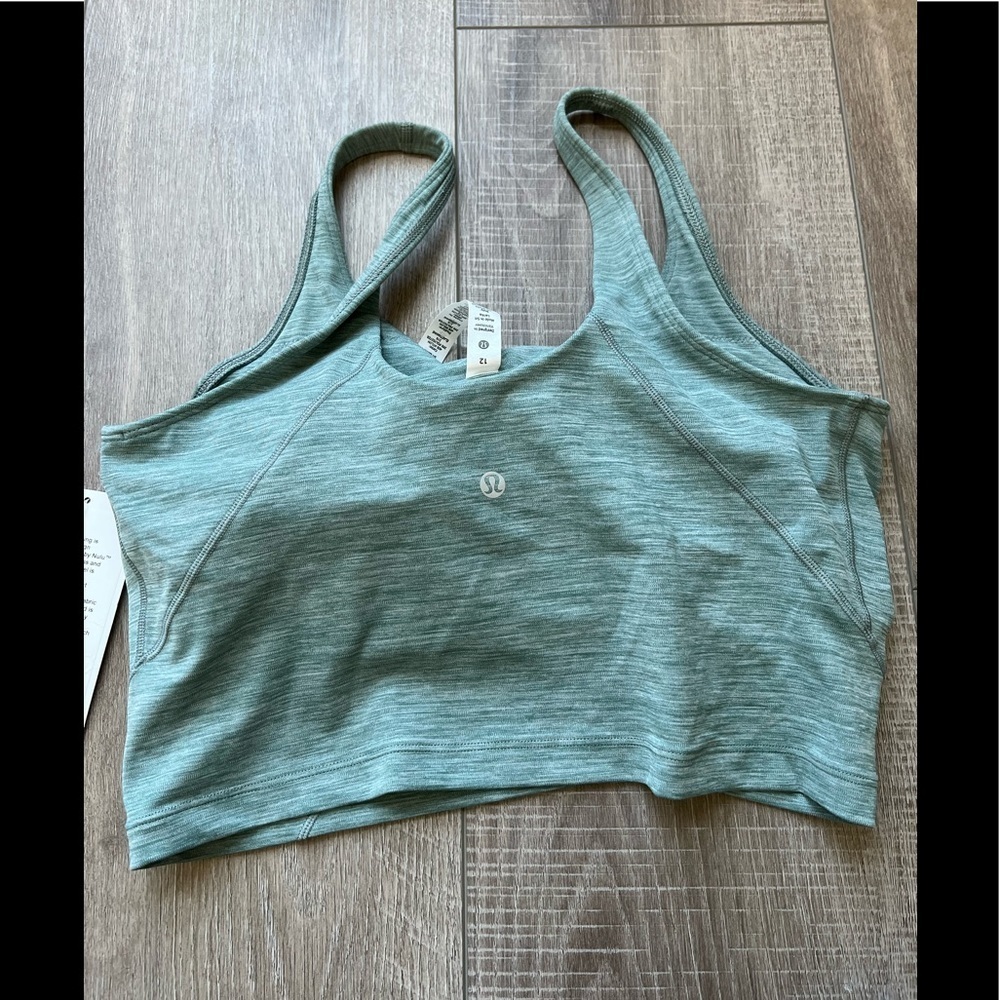 Lululemon Align Tank in Heathered Tidewater Teal Size 12 - Picture 3 of 4